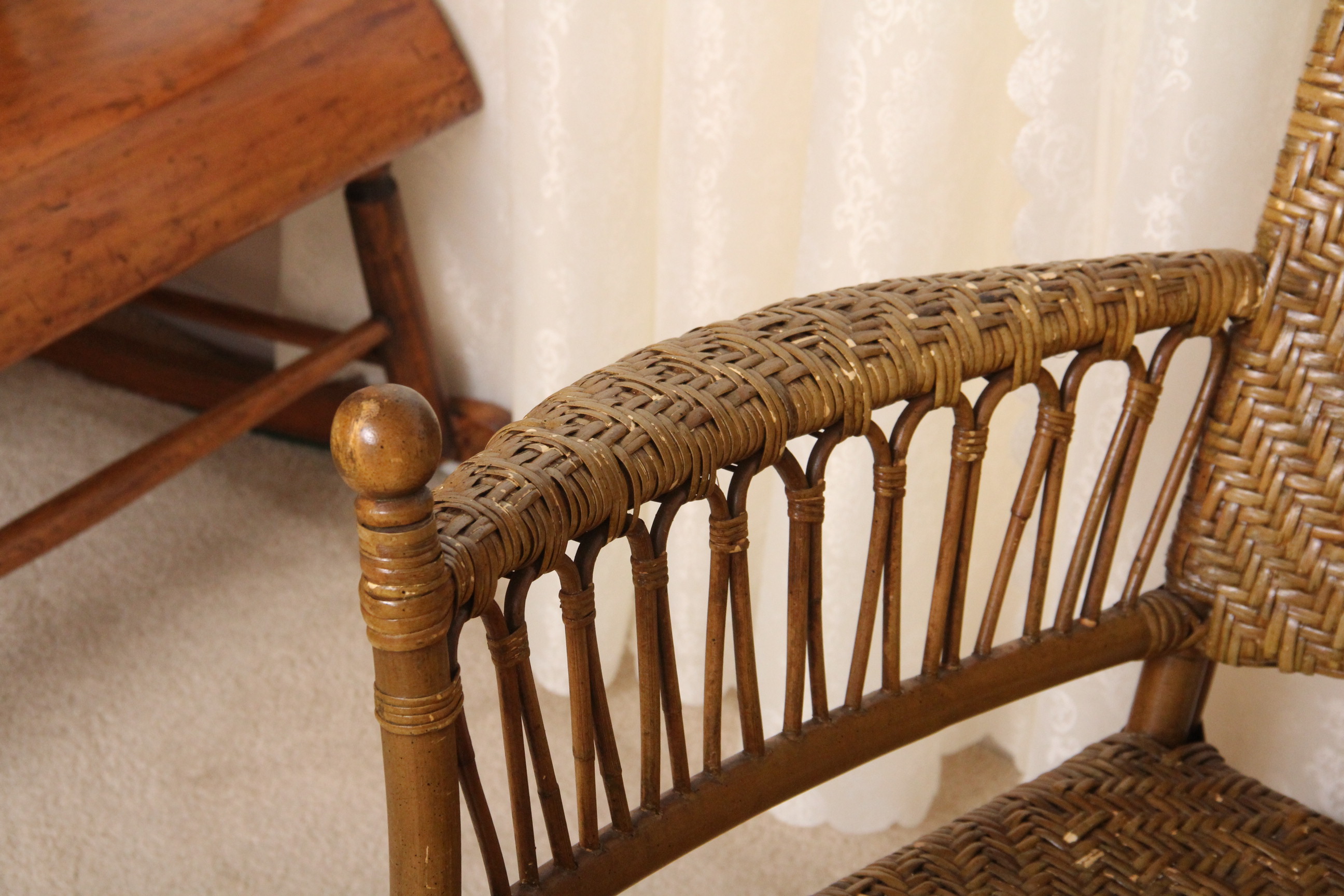 Pier 1 Wicker Rocking Chair