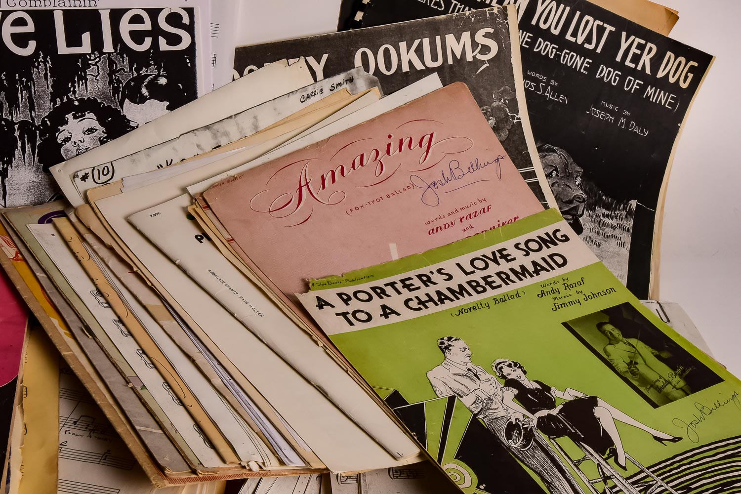 Large Collection of Sheet Music