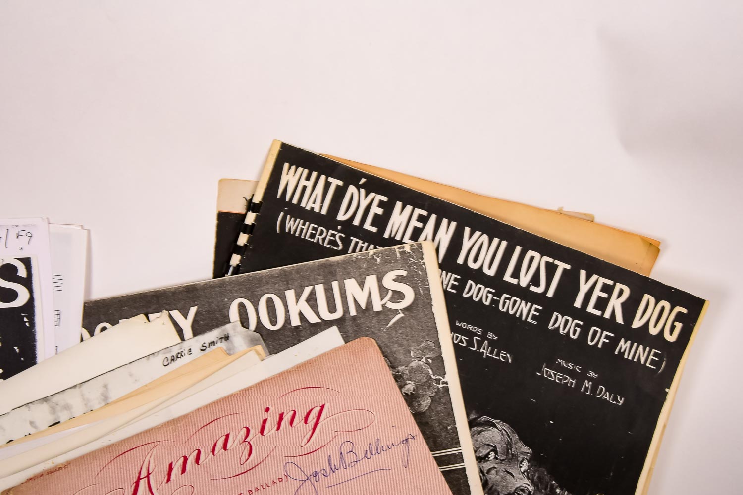 Large Collection of Sheet Music