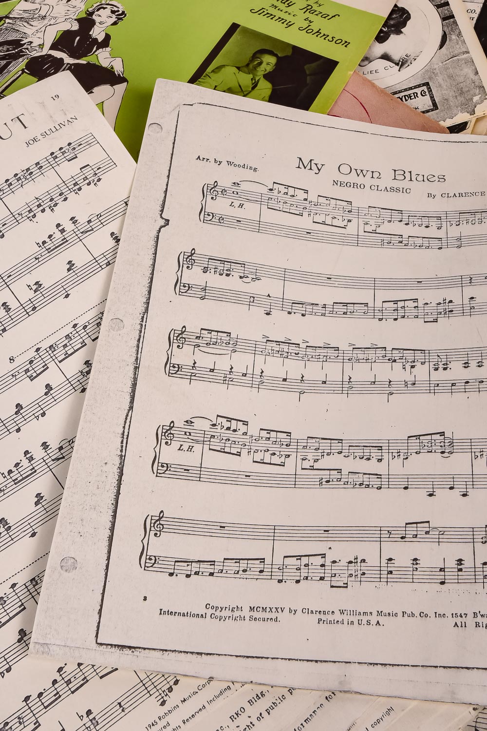 Large Collection of Sheet Music