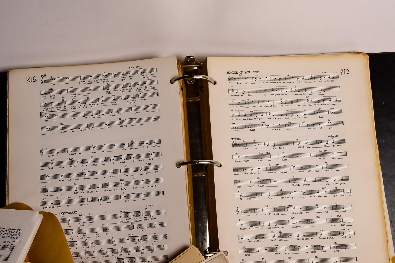 Collection of Vintage Sheet Music and Newspaper Clippings