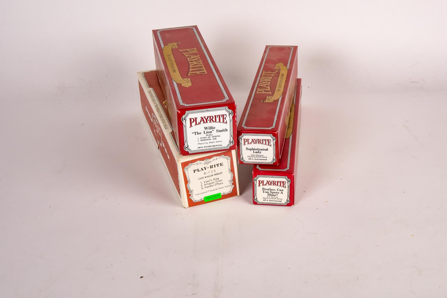 Collection of Play-Rite Music Rolls