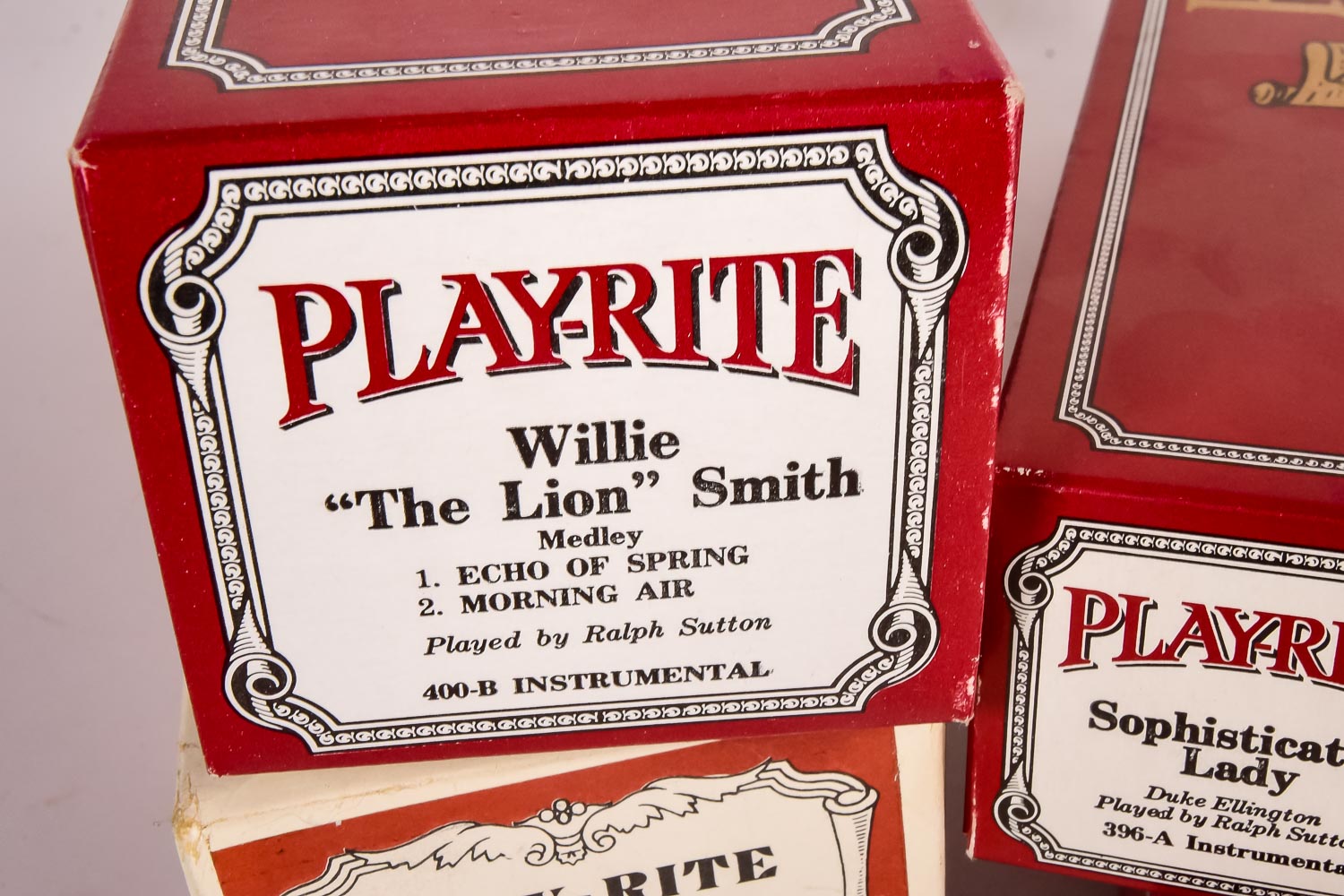 Collection of Play-Rite Music Rolls