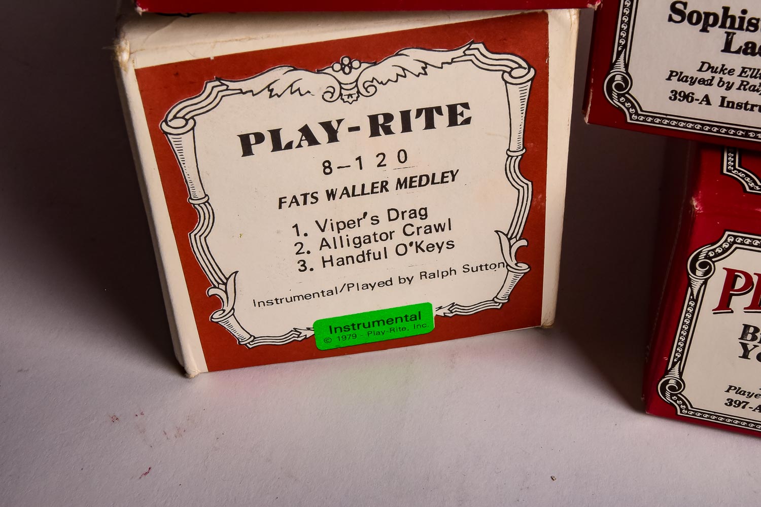 Collection of Play-Rite Music Rolls