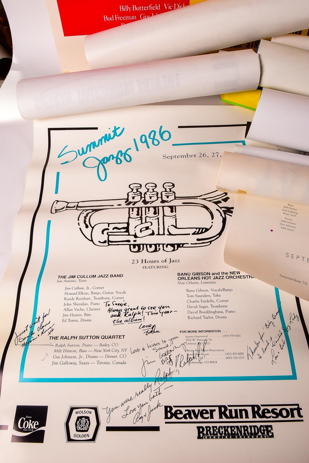 Collection of Ralph Sutton Performance Posters