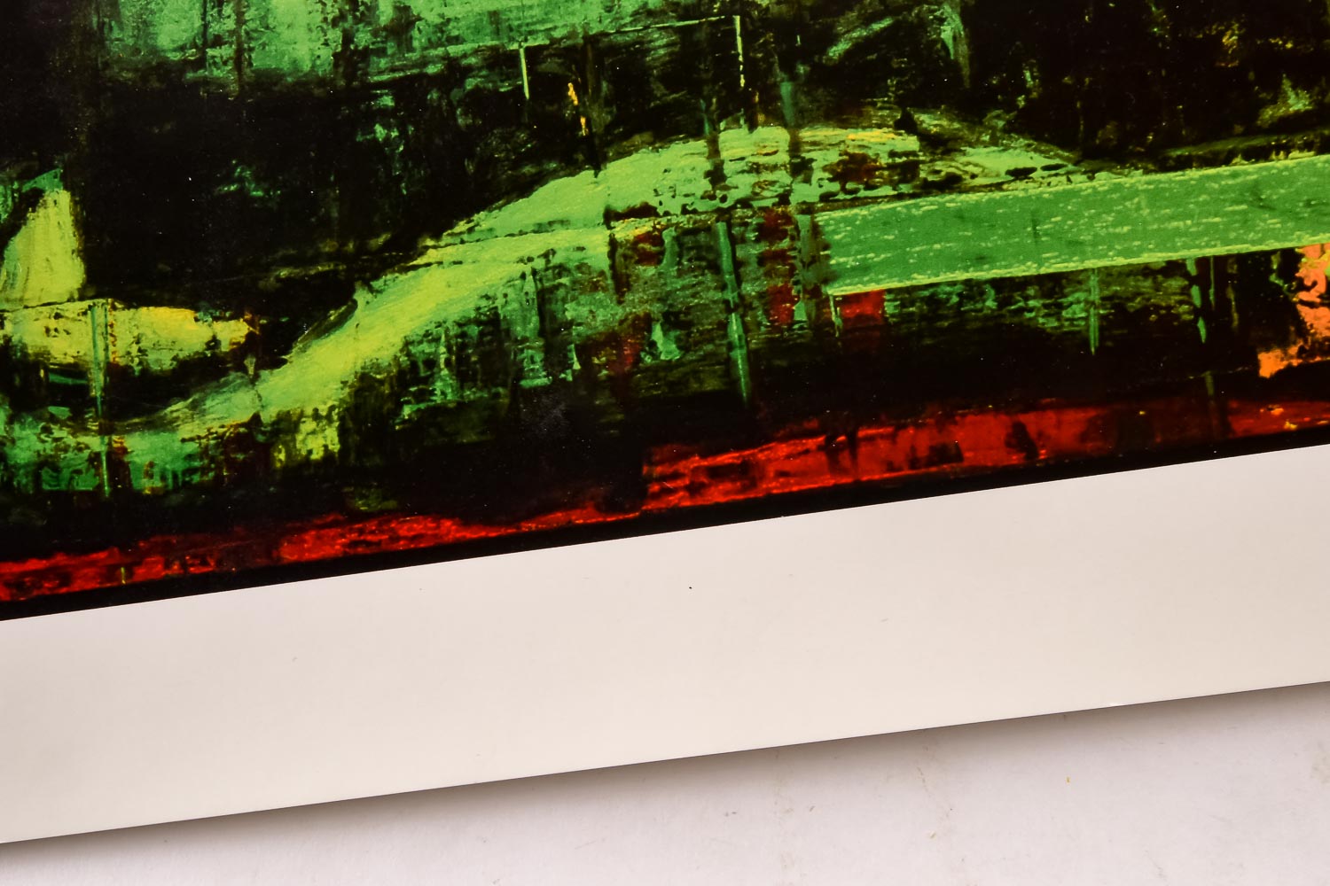 Signed Offset Lithograph Bowler Hat Print