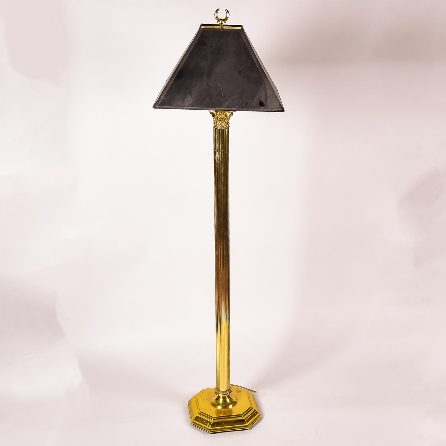 Gold Tone Metal Lamp