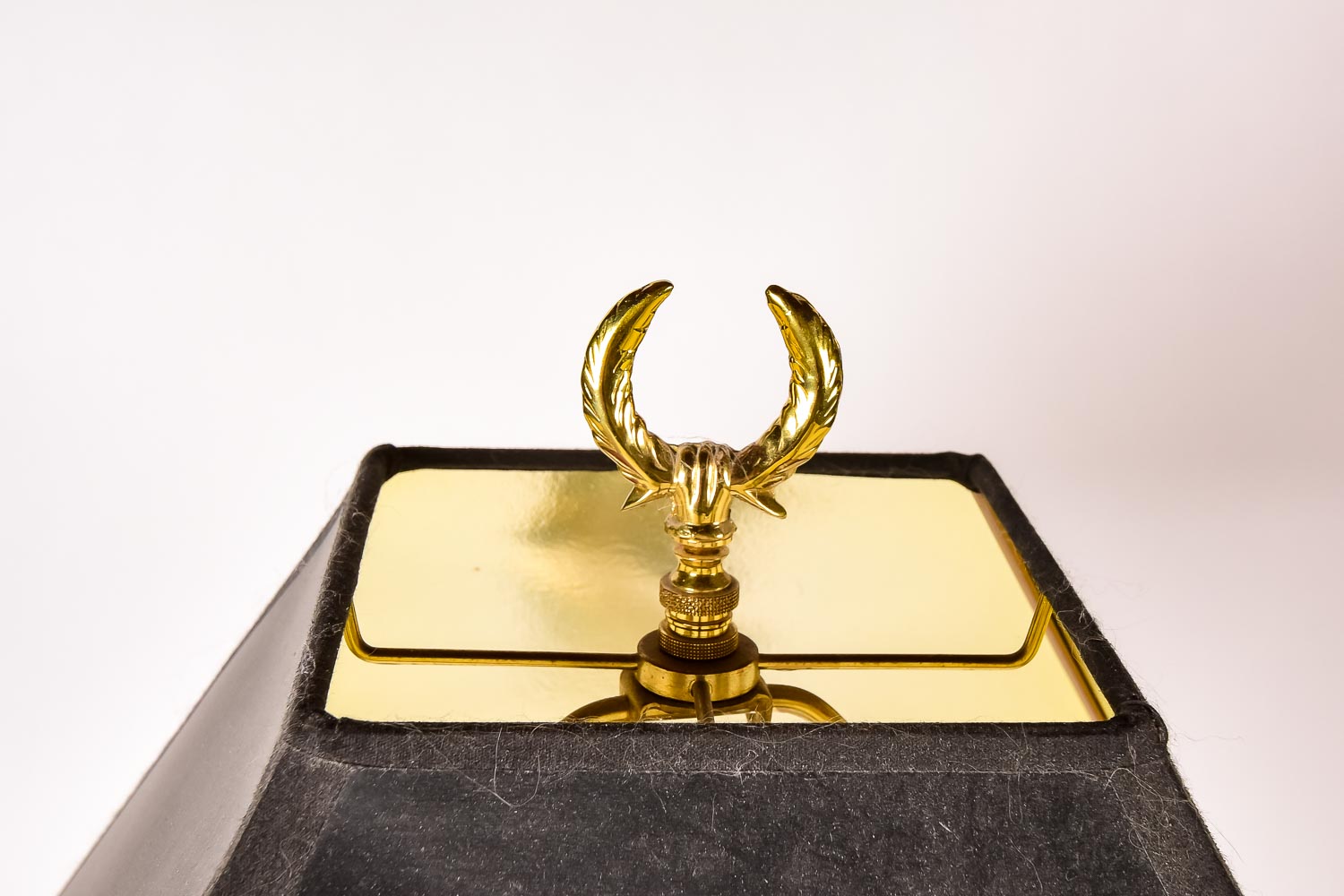 Gold Tone Metal Lamp