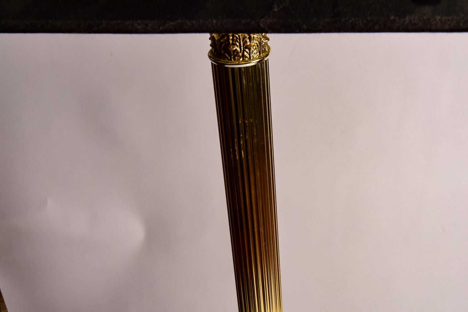 Gold Tone Metal Lamp