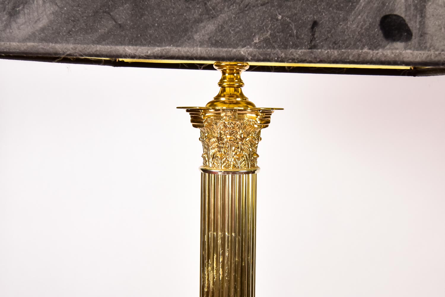 Gold Tone Metal Lamp