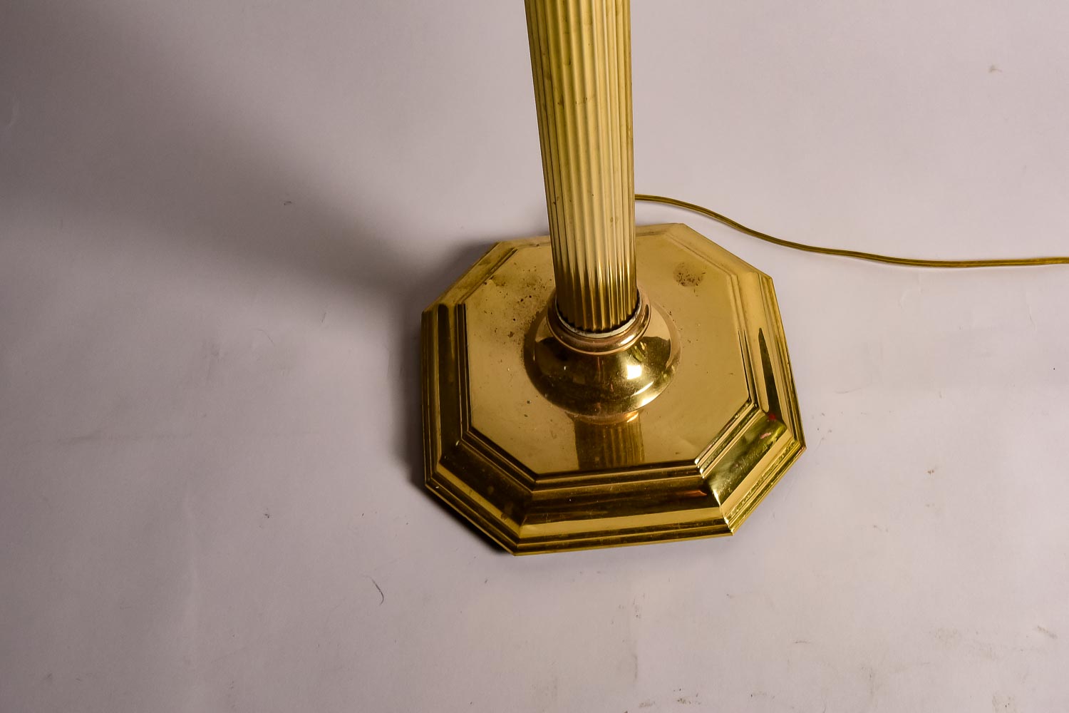 Gold Tone Metal Lamp