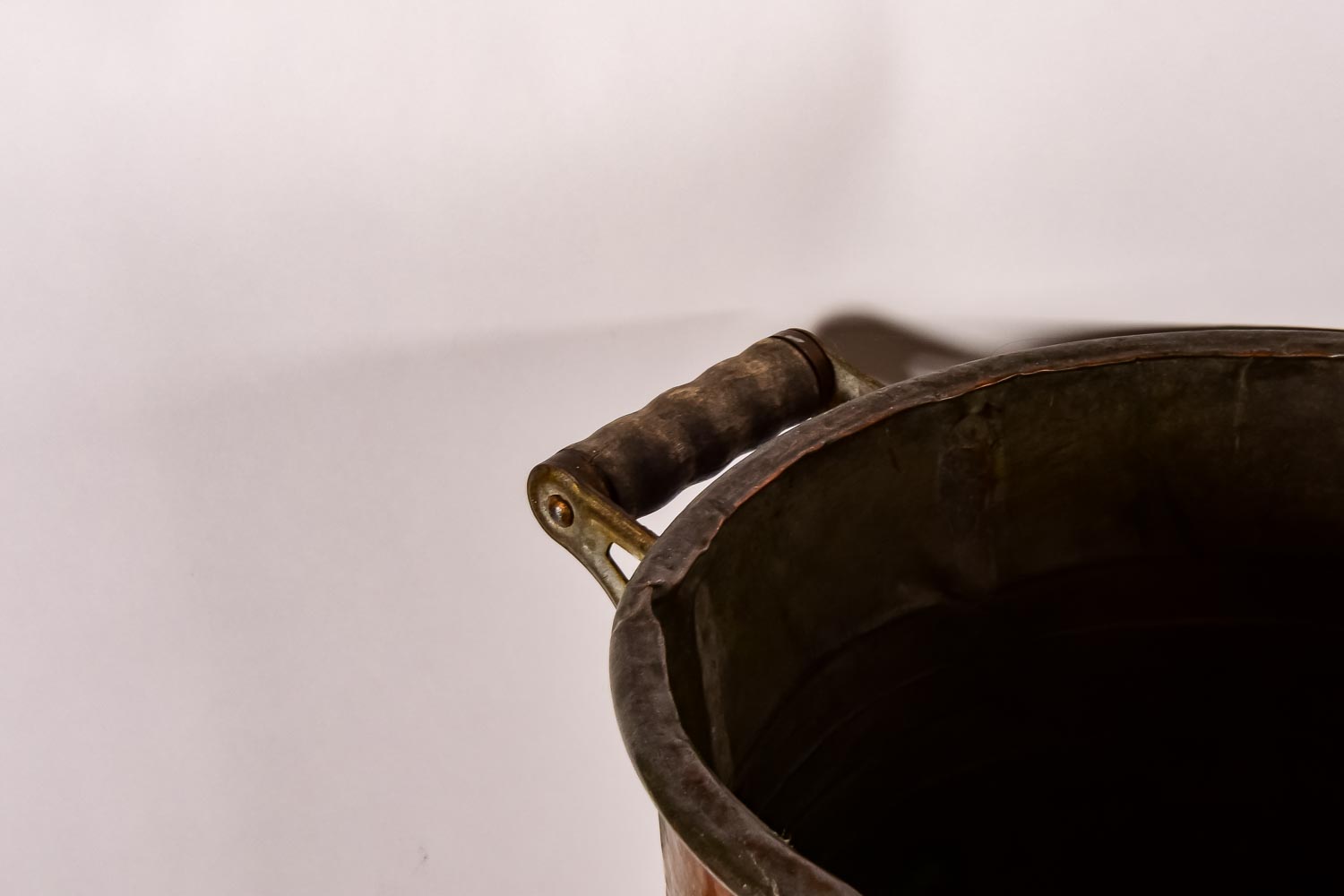 Pair of Vintage Copper Trough Planters