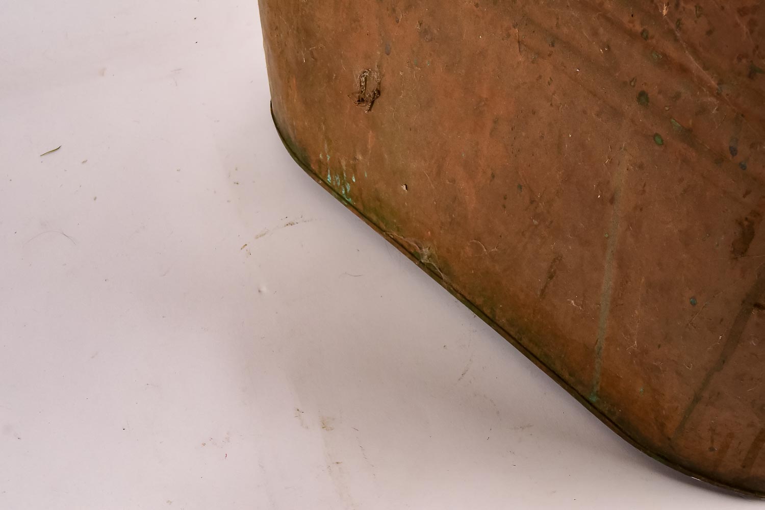 Pair of Vintage Copper Trough Planters