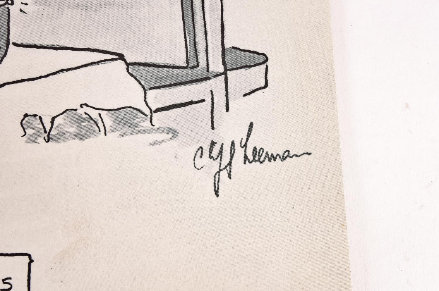 Collection of Cliff Leeman Restaurant Themed Drawings