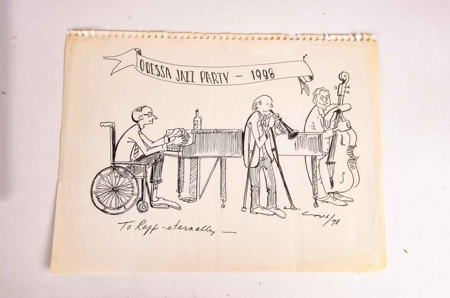 Collection of Cliff Leeman Restaurant Themed Drawings