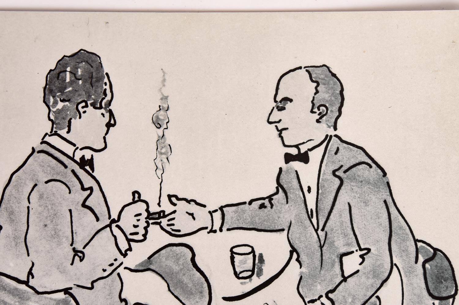 Collection of Cliff Leeman Restaurant Themed Drawings