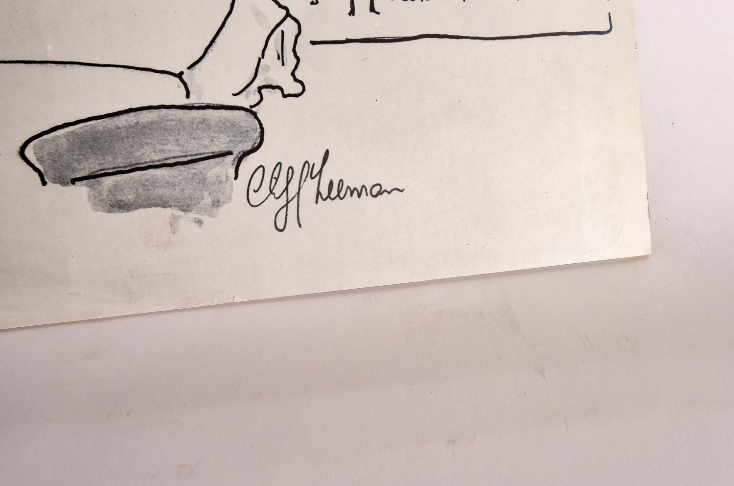 Collection of Cliff Leeman Restaurant Themed Drawings