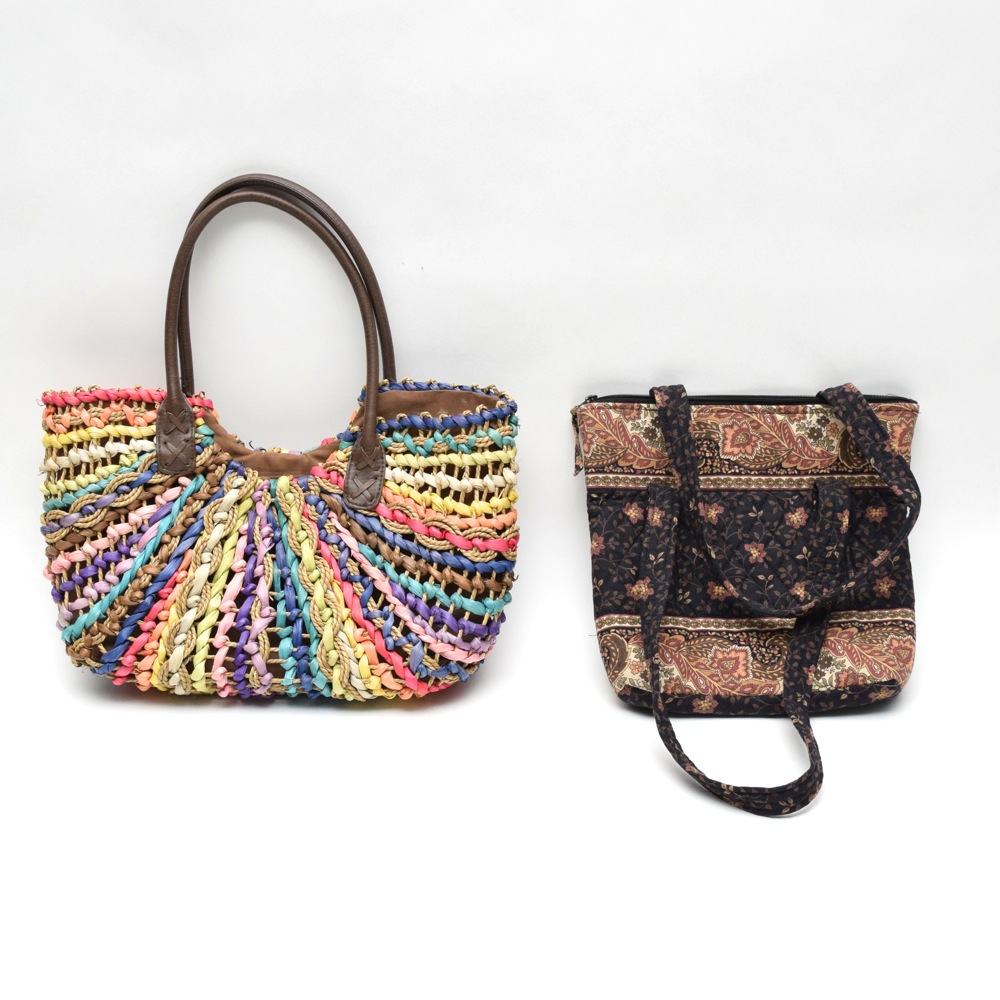 Vera Bradley and Cappelli Straworld Handbags