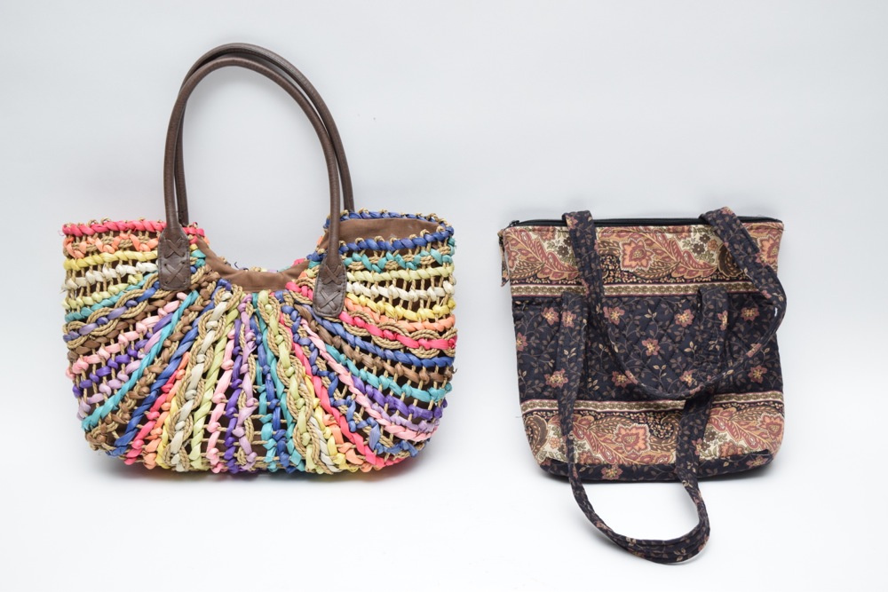 Vera Bradley and Cappelli Straworld Handbags