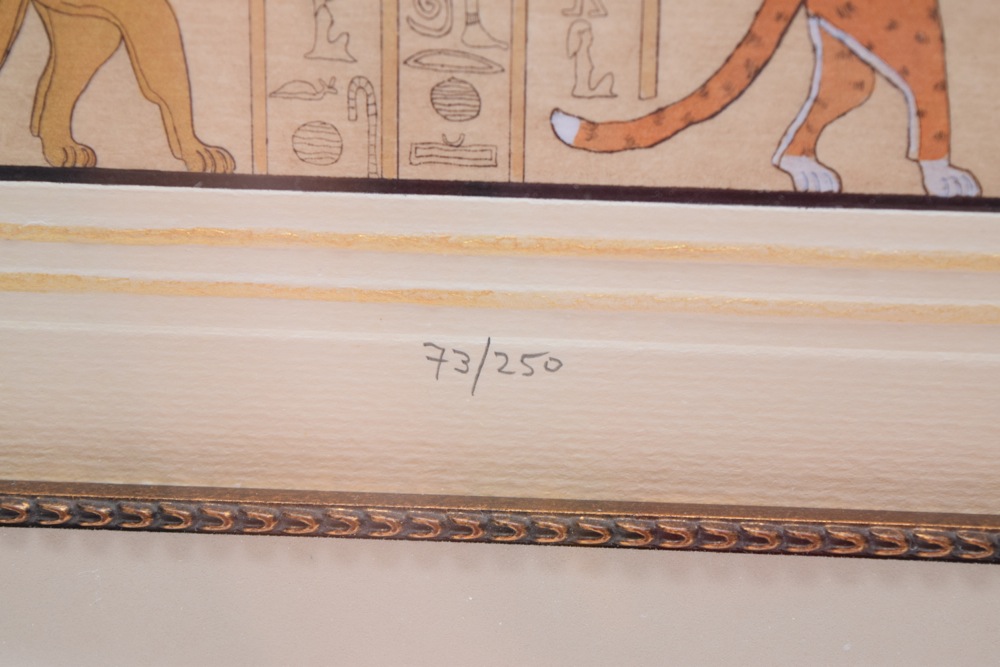 Mel and Jan Fleck Signed Limited Edition Hand Colored Etching