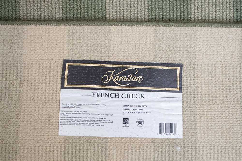Karastan "French Check" Area Rug