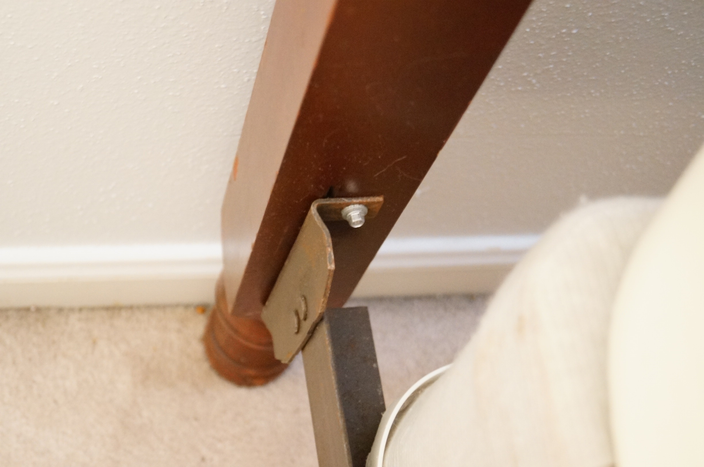 Four Post Wood Spindle Twin Extra Long Bed Frame