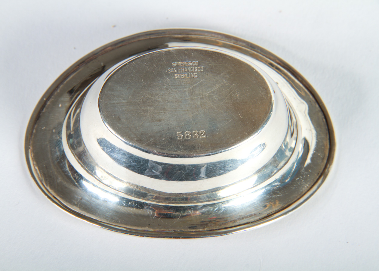 Set of 12 Sterling Silver Nut Dishes