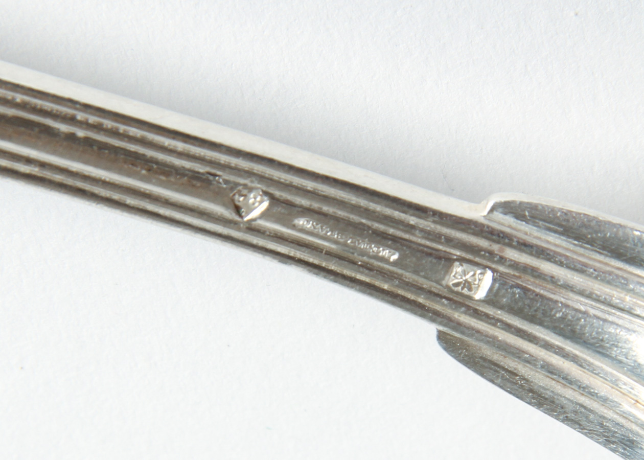 Antique Christofle Silver-plate Soup Spoons, Set of 12