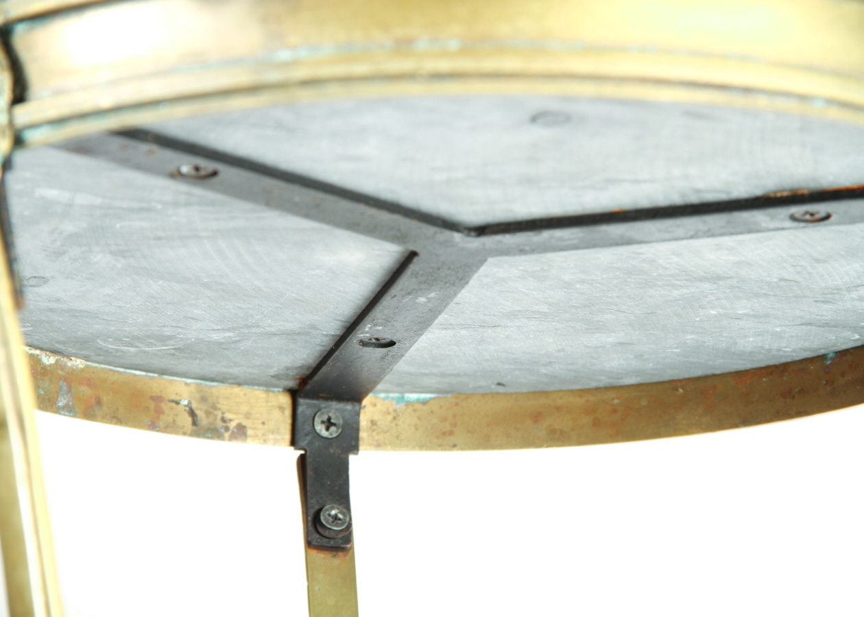 Empire Style Brass Accent Table