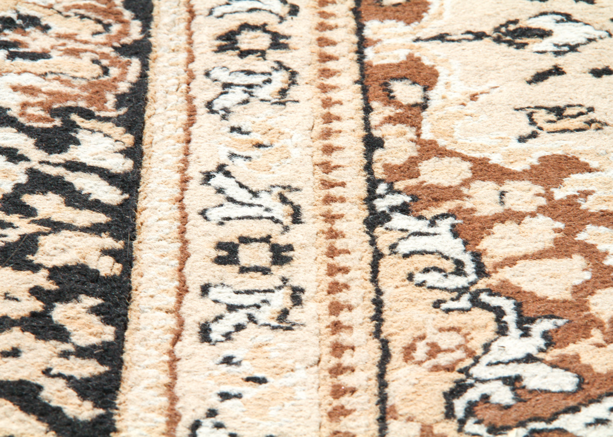 Large Power Loomed Kerman-Style Area Rug