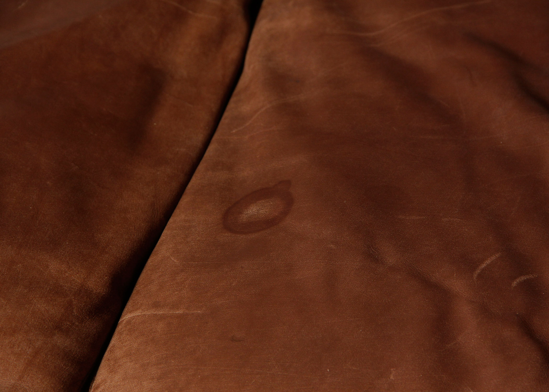 Flexsteel Nubuck Leather Couch