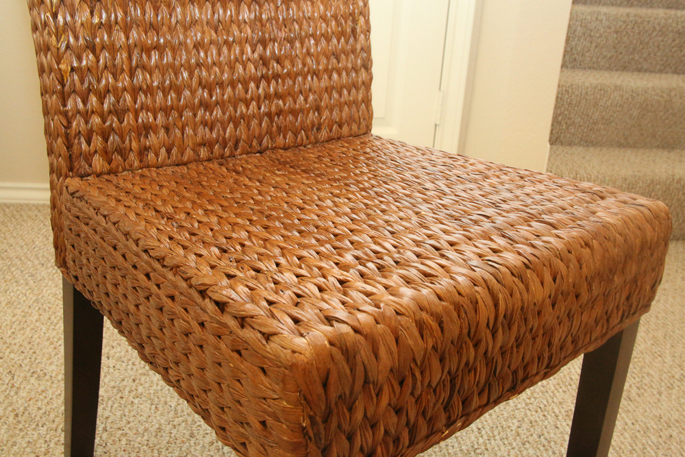 Set of Four Rattan Chairs