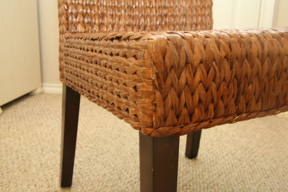 Set of Four Rattan Chairs