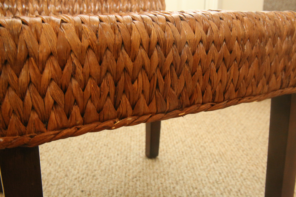 Set of Four Rattan Chairs