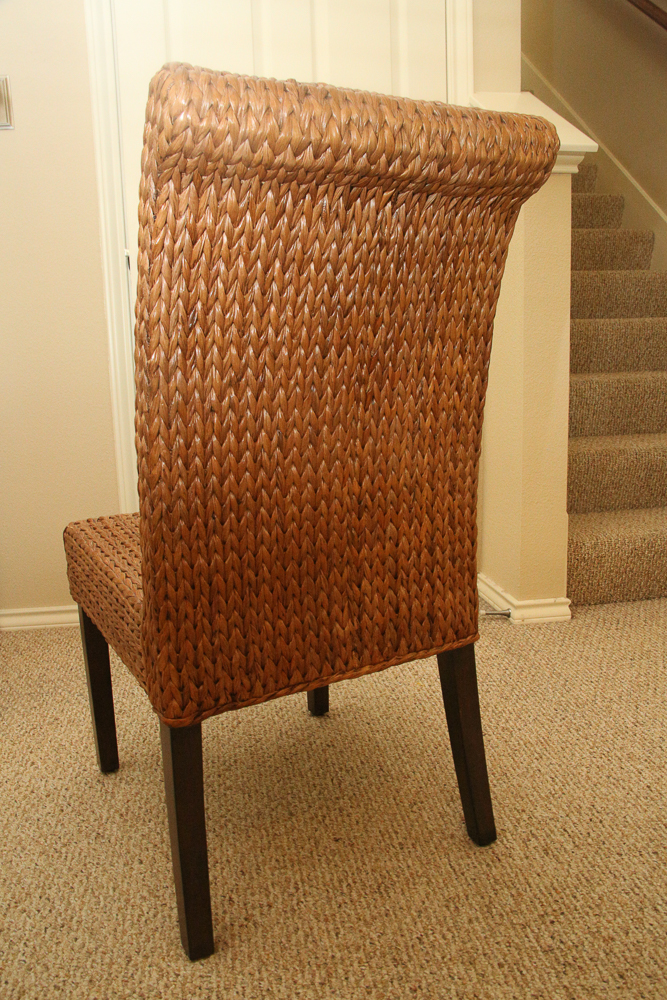 Set of Four Rattan Chairs
