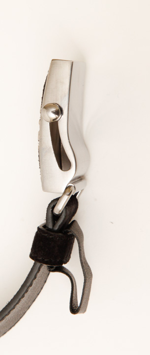 Prada Suede and Leather Belt with Key Chain