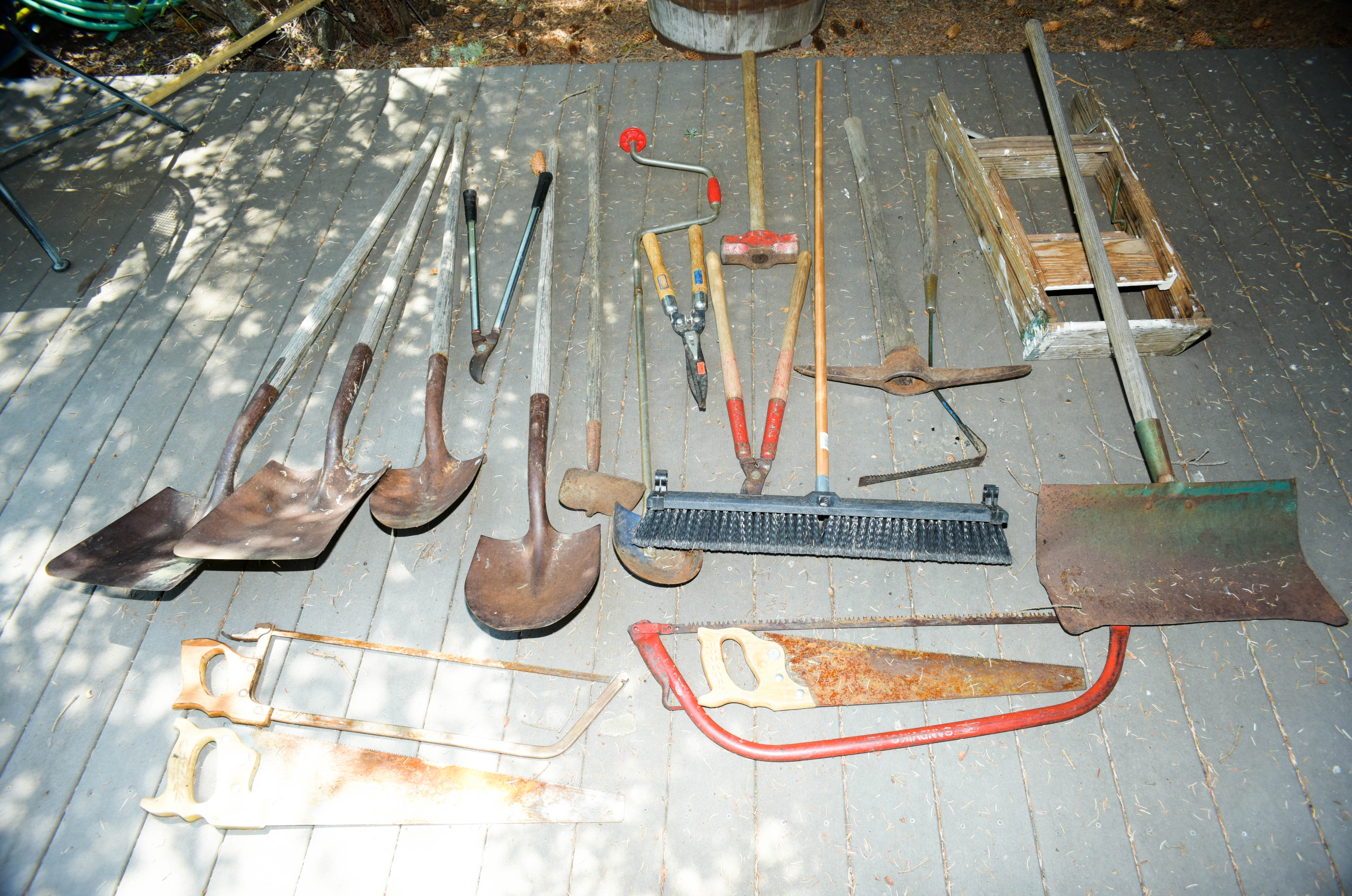 Gathering of Large Garage Tools