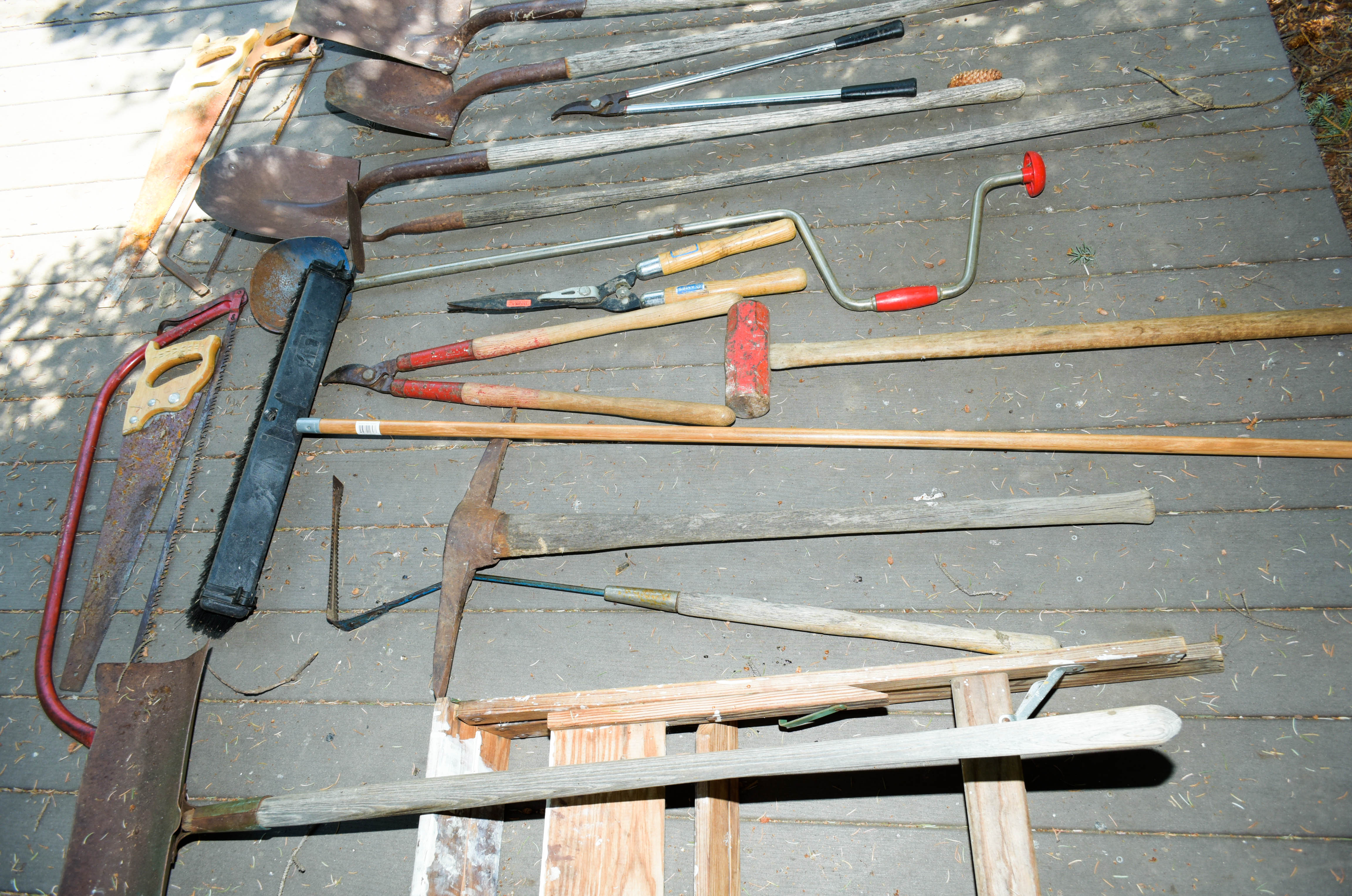 Gathering of Large Garage Tools