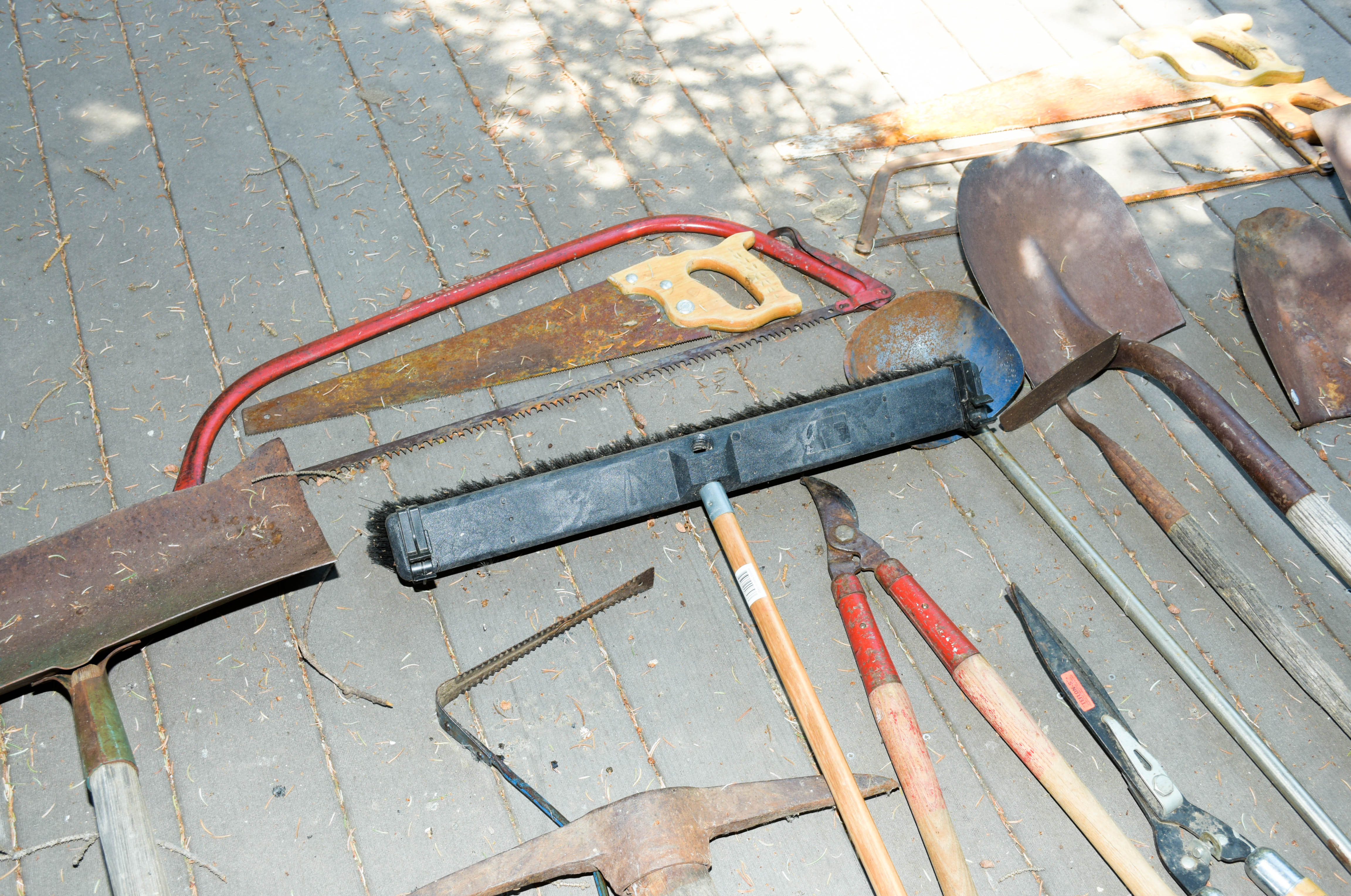 Gathering of Large Garage Tools