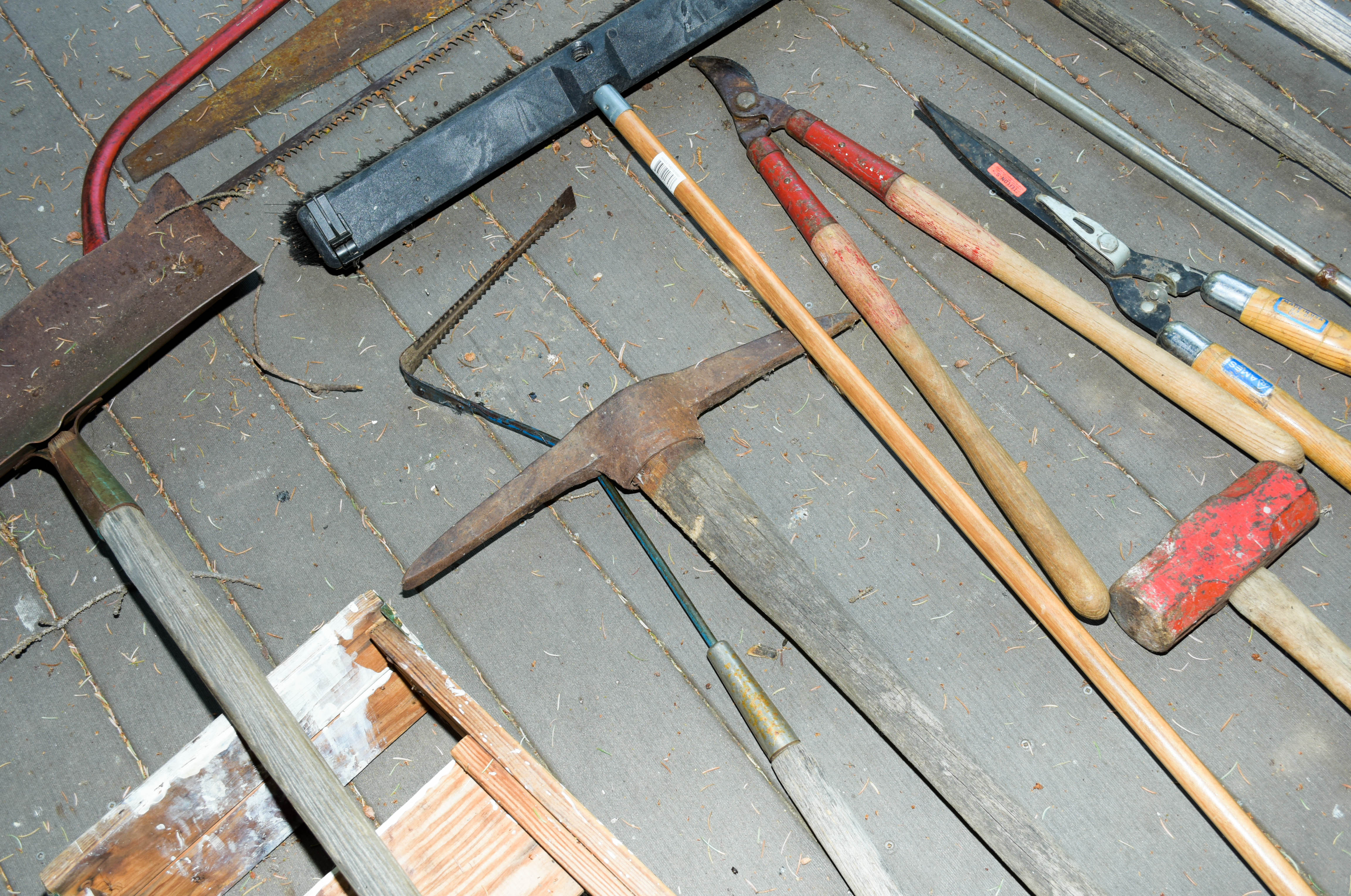 Gathering of Large Garage Tools