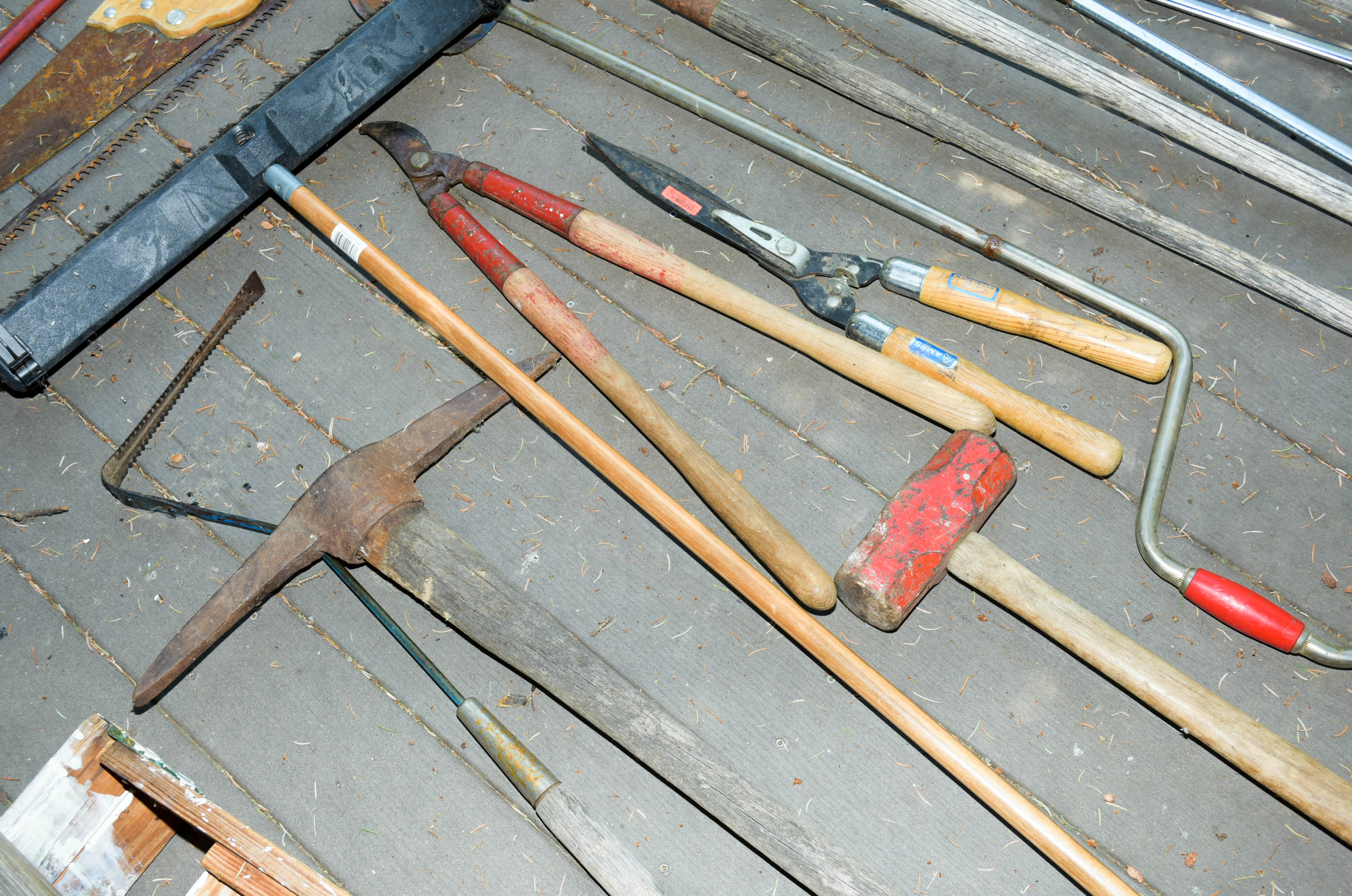 Gathering of Large Garage Tools