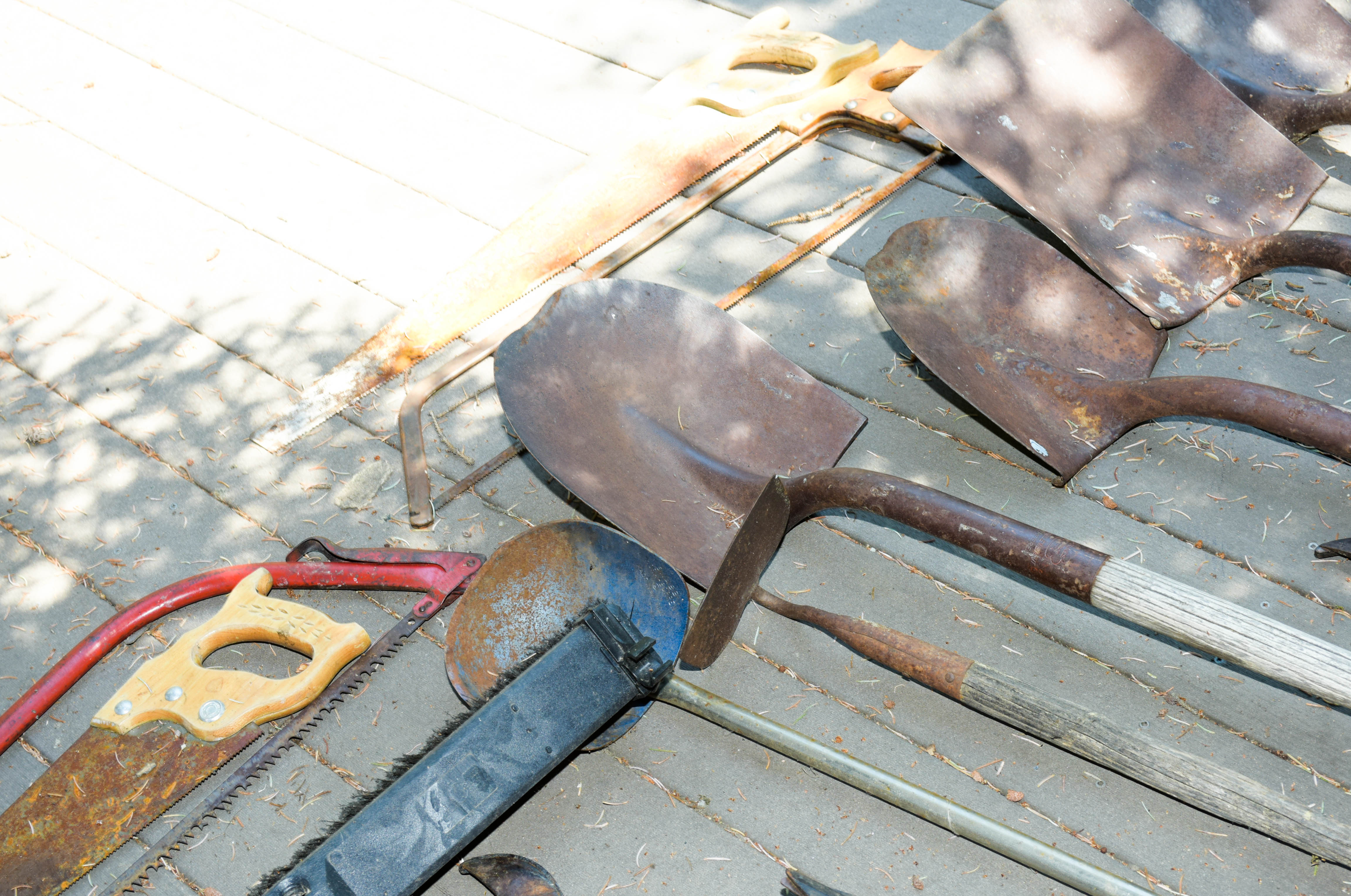 Gathering of Large Garage Tools