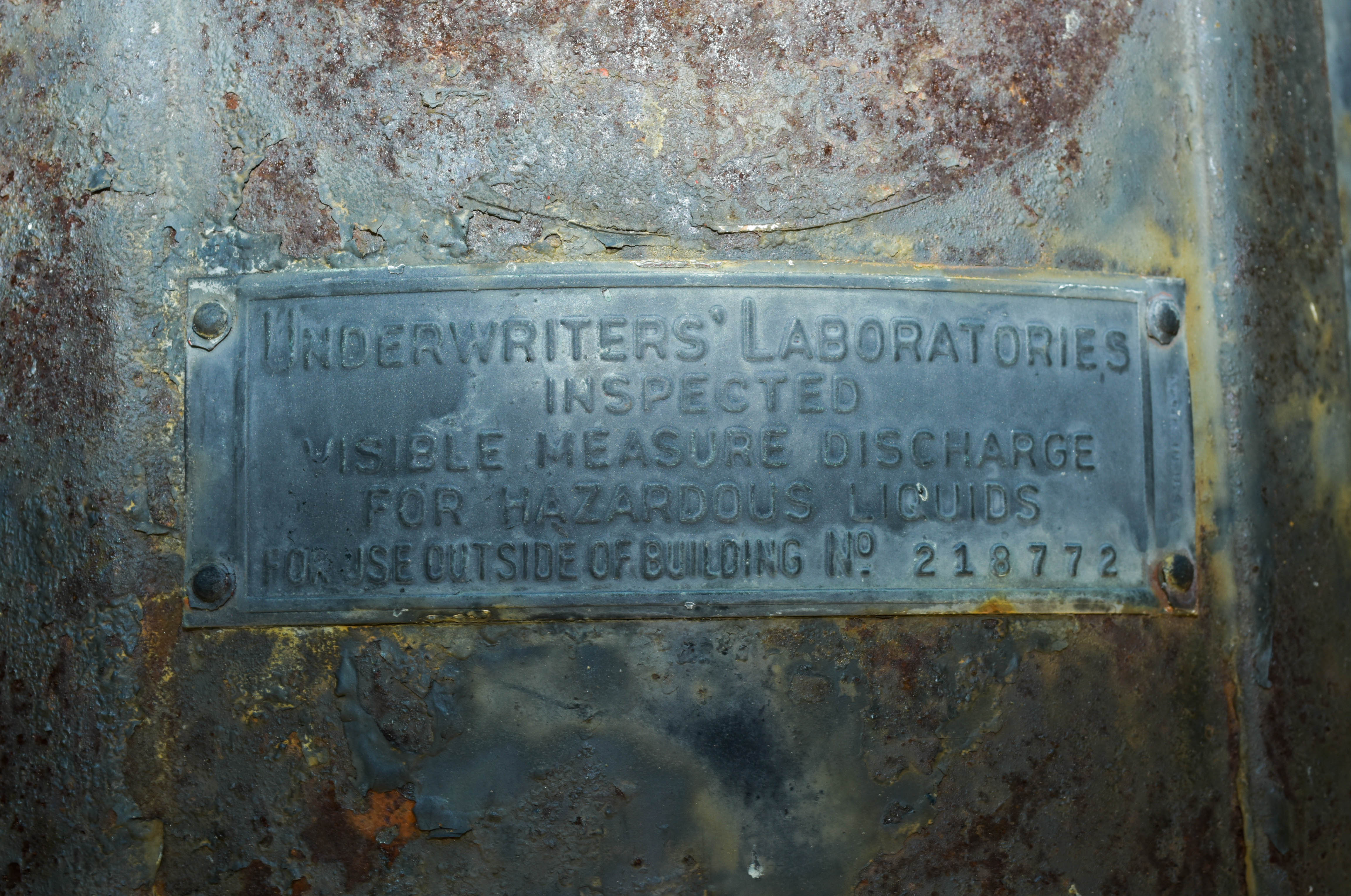 Antique Gilbert & Barker Gas Pump