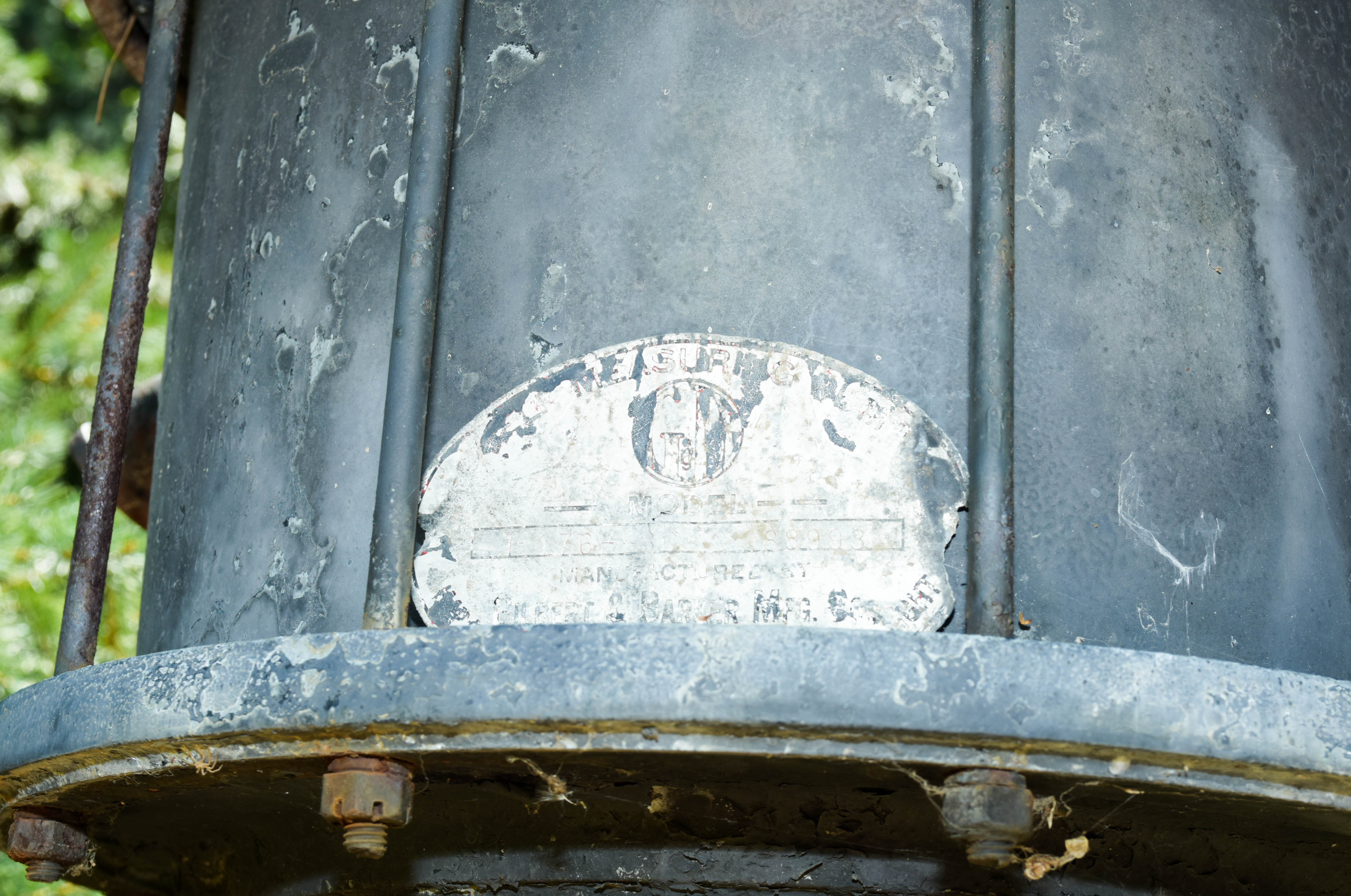 Antique Gilbert & Barker Gas Pump