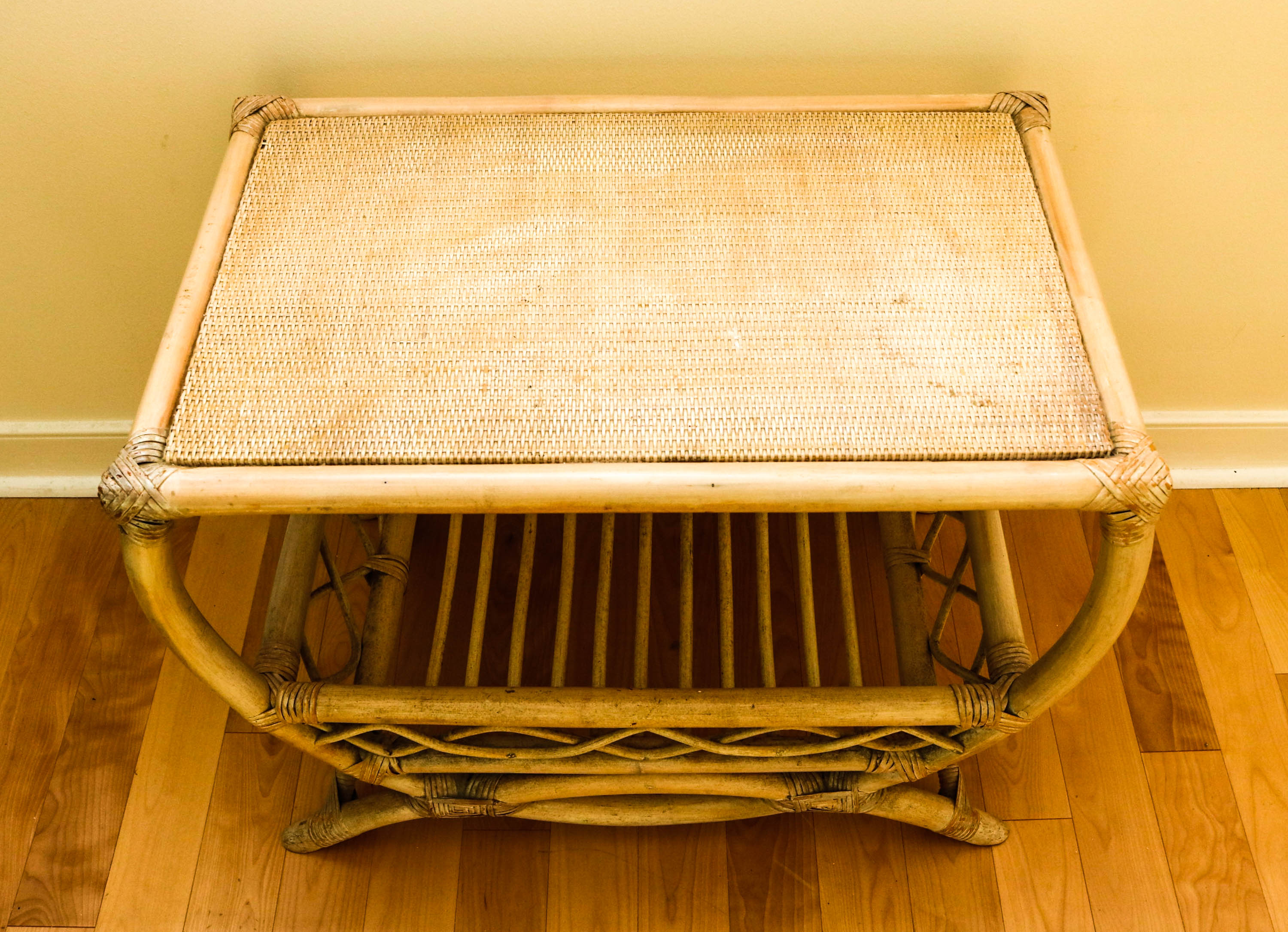 Pair of Bamboo Side Tables