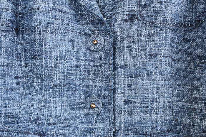 Women's Prada Blue Silk Blazer