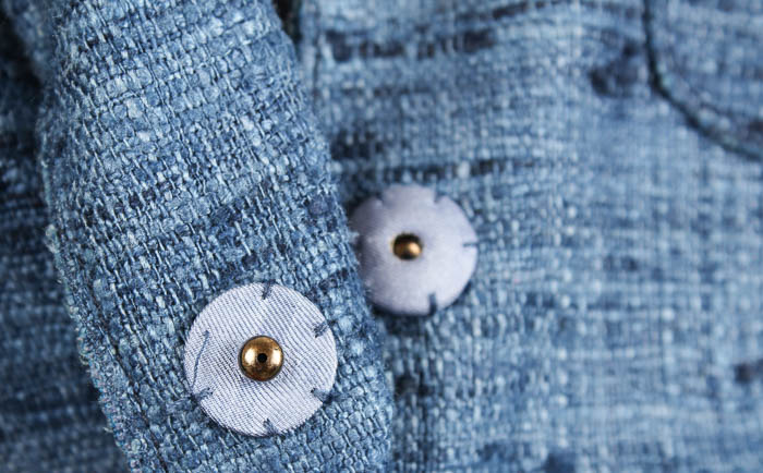 Women's Prada Blue Silk Blazer