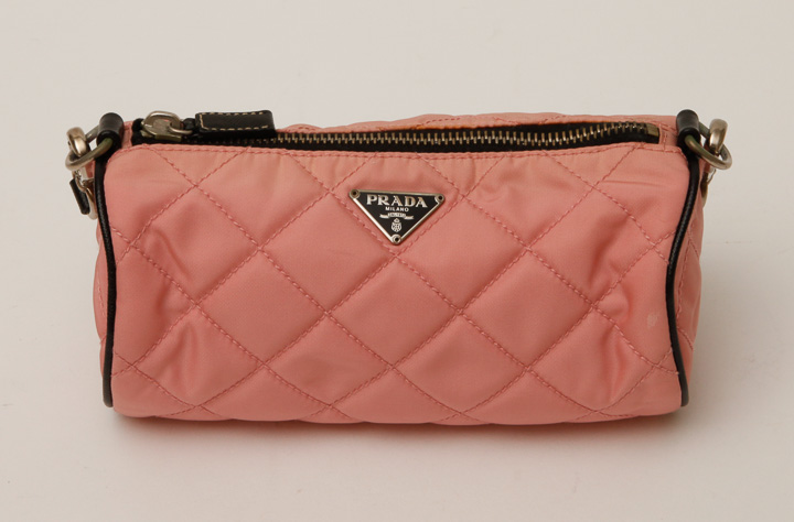 Pink Quilted Prada Handbag