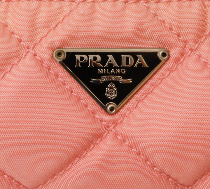 Pink Quilted Prada Handbag
