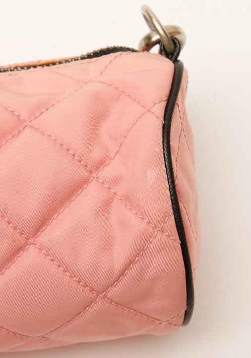 Pink Quilted Prada Handbag